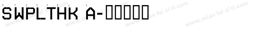 SegoeWPLTHK A字体转换